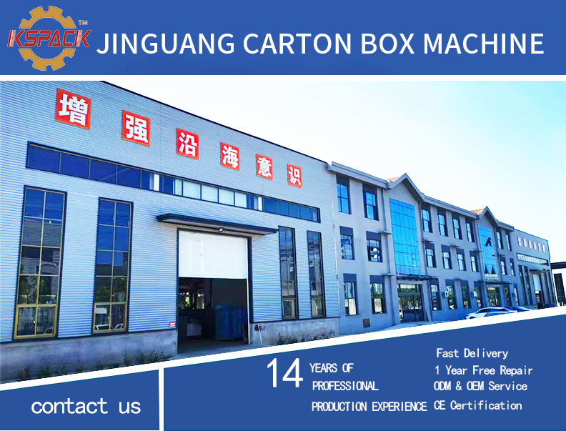 400/Min Paper Corrugated Box Folder Gluer Machine Automatic Feeding Whith PLC