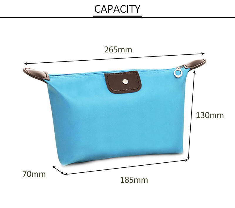 Customizable Eco Friendly Polyester Makeup Cosmetic Bags