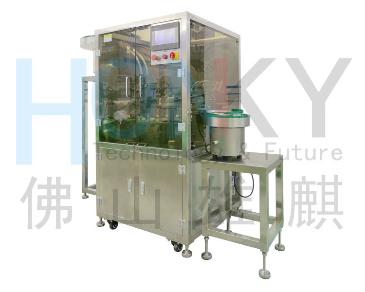 2400 BPH 10ml Cream Filling And Capping Machine With Ceramic Pump