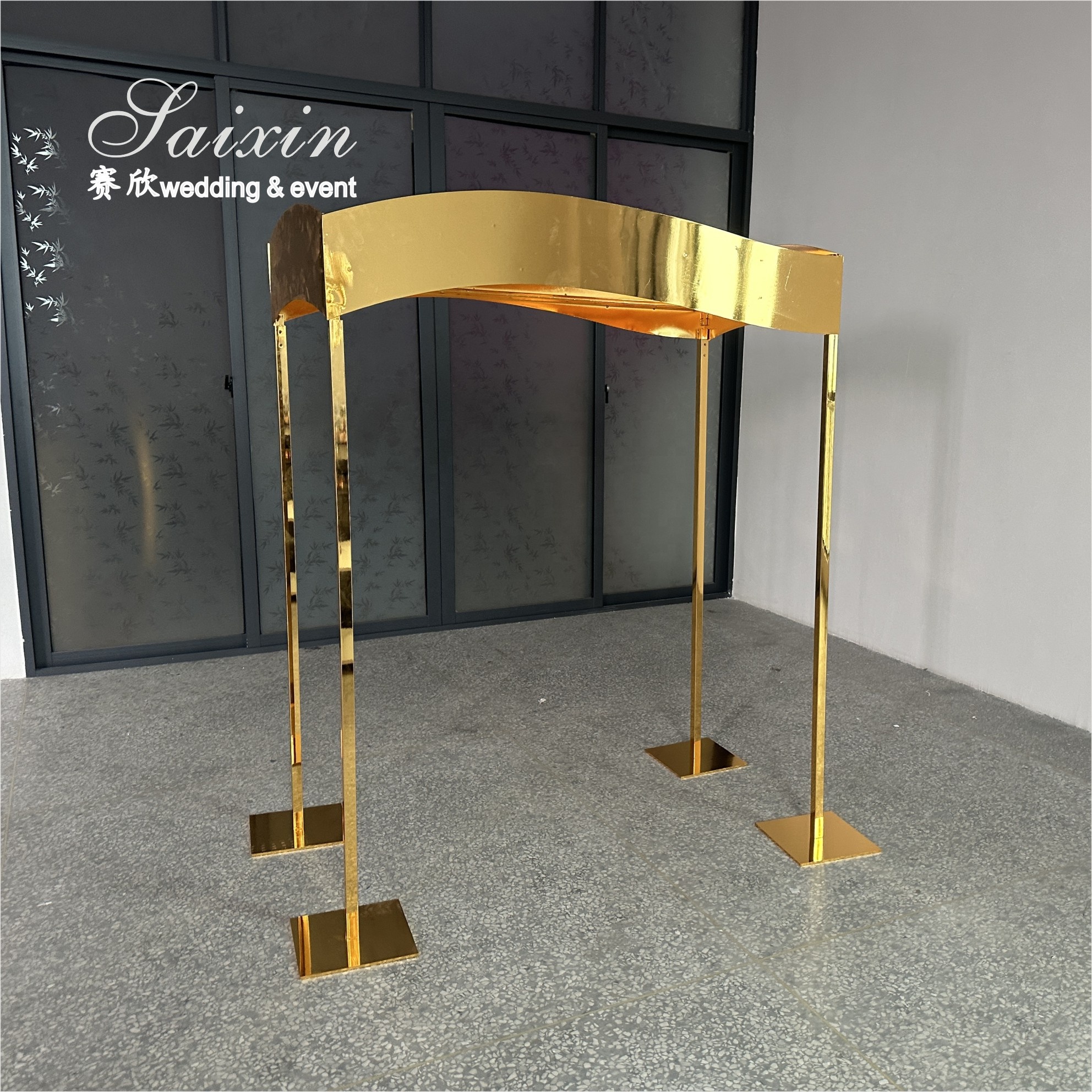 Luxury Large Silver Metal stand For Wedding Centerpieces