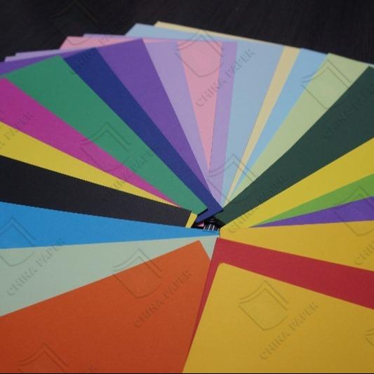 70-400GSM 100% Virgin Wood Pulp Paper Color Paper Color Board Office Stationery
