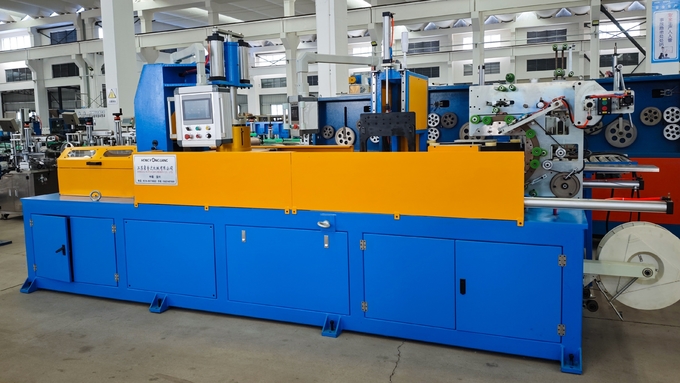 Customizable Cable Coiling Machine For PVC / PE / PP Film With 300rpm Rotation Speed