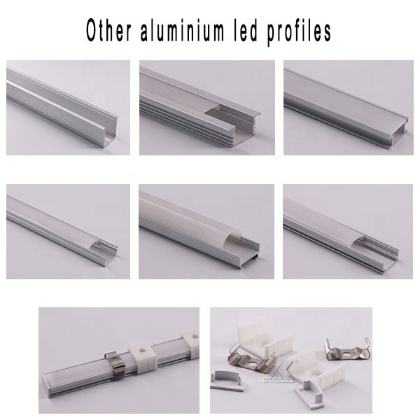 45mm Half Circle LED Aluminium Profile Linear Lighting Strip 180 Degree
