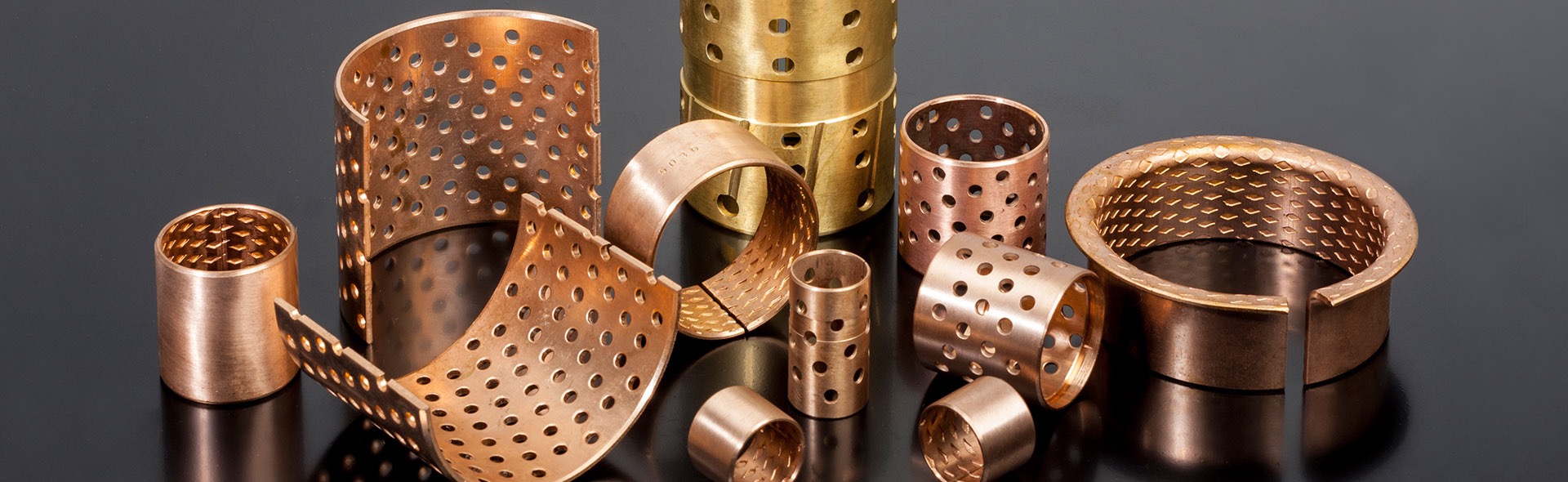 Wrapped bronze bearing Gerolde tinbronzen glijlagers