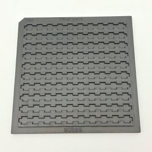 Square Chamfer Design IC Chip Tray Integrated Circuit Waffle Pack Capacity 100