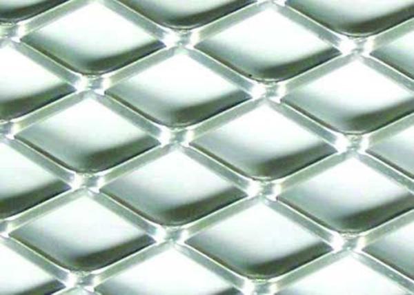 5 X 5mm Stainless Flattened Expanded Sheet , Stamping Stainless Steel Expanded