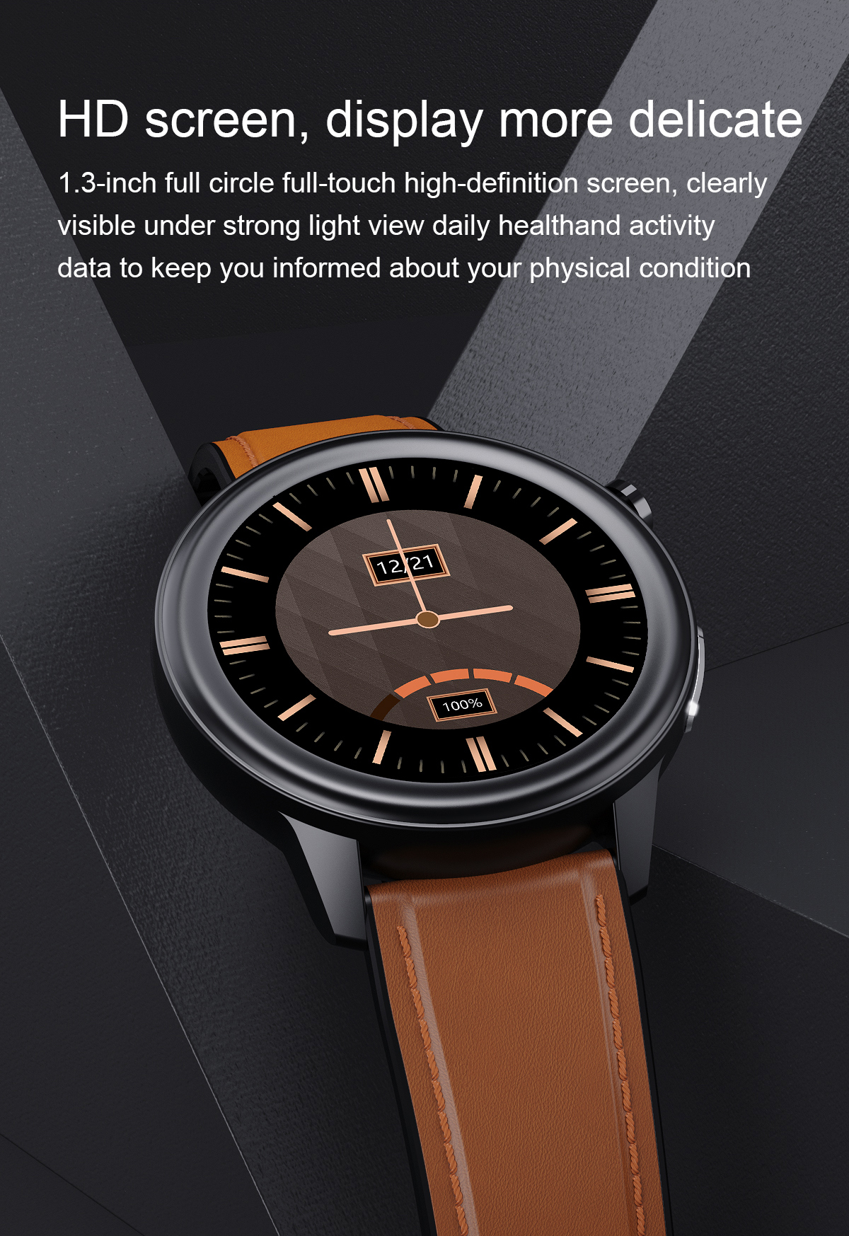 HL80 Smartwatch E80 Waterproof Sports 200mAh Silicone Health Smart Bracelet Band Wristwatch Metal Alloy