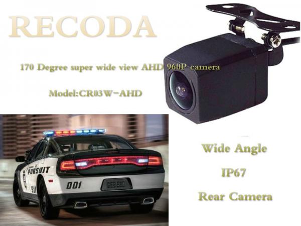 Quality RECODA CR03W - AHD Waterproof Reversing Camera 170 Degree Super Wide View Ahd 960p Camera for sale