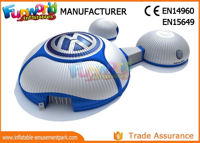 Protable Inflatable Party Tent For workshop , PVC Tarpaulin Airtight Sport Dome Tent