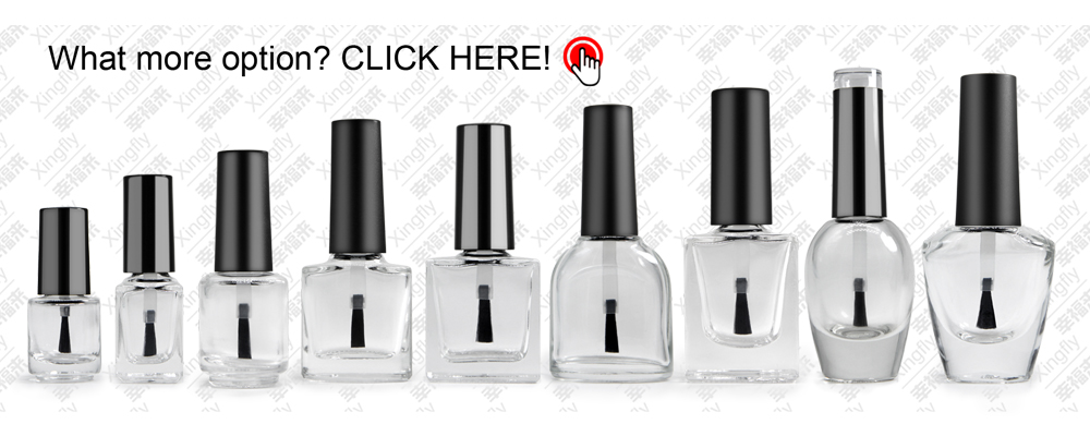 Plastic Nylon Brush On Nail Polish Replacement White and Grey