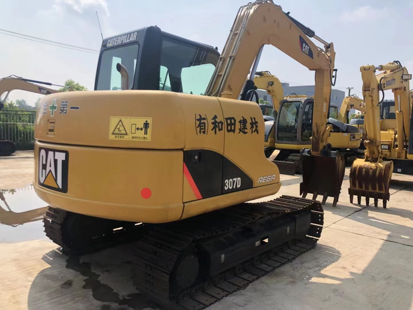 used cat 307 mini excavator in good condition in a good condition for sale