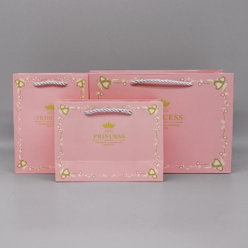 Multiple Color Custom Printed Reusable Shopping Paper Bag With Twisted Handle