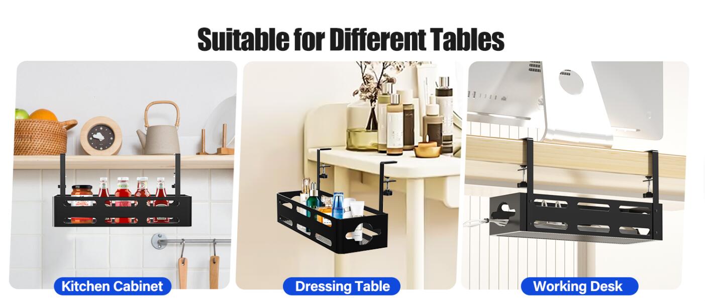 Functional Design Multifunctional Metal Cable Management Box for Desk Cord Organizers