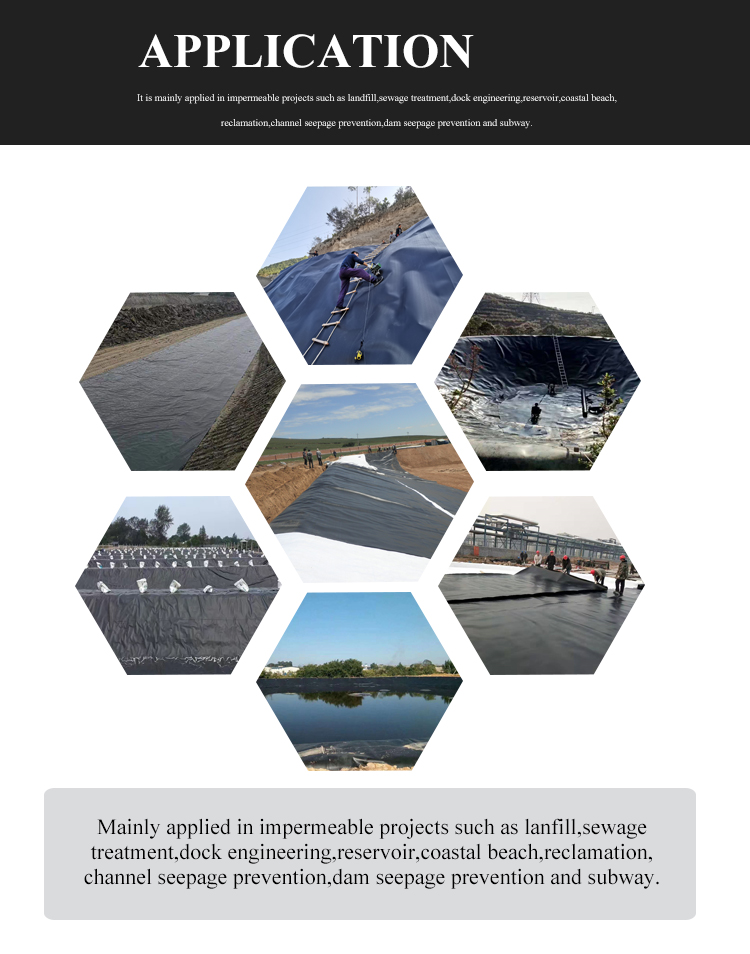 GB/ASTM GRI-GM13 Standard Pond Fish Liner Cistern Geomembrane for Industrial Design