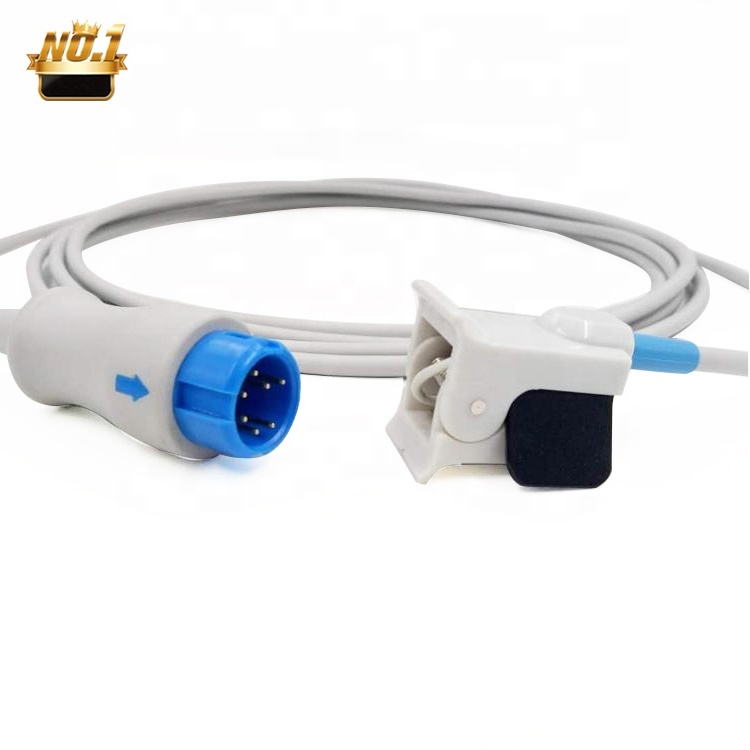  Compatible Mindray T5/T8 7Pin Reusable Pediatric/Child Finger Clip Spo2 Sensor Manufactures