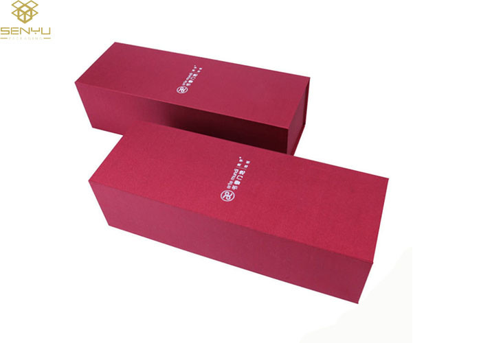 Wine Storage Boxes Cardboard 1200gsm Rigid Gift Handmade Size Customized