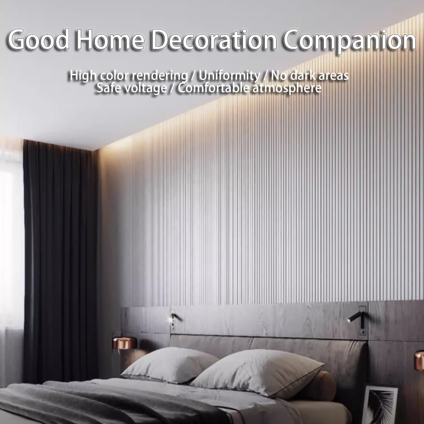 IP65 Waterproof 24V LED Light Strip for Living Room Background Wall Decoration