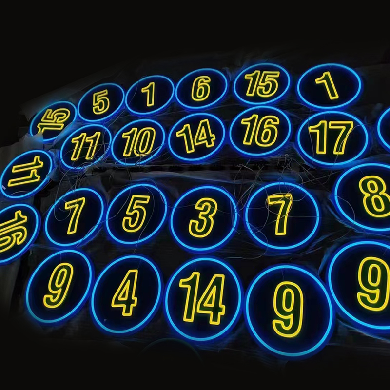 Custom Store Logo Name Neon Sign Letters Outdoor Customized Size Led Neon Light Sign