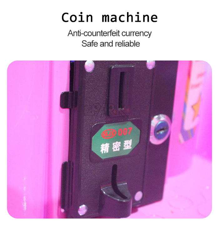 Amusement Cute Small Bear Kiddy Ride Machine Coin Operated 750W