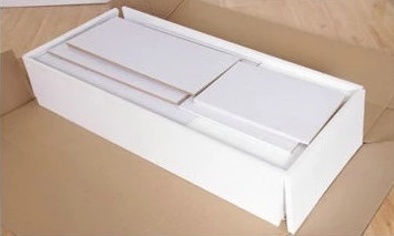 Factory price wooden melamine bookcase with open shelf