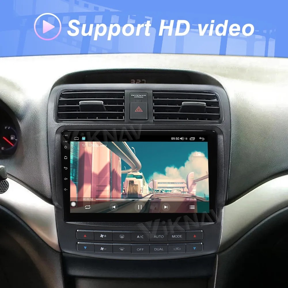 10.1 Inch Touch Screen Car radio For 2003-2012 Acura TSX Navigation Multimedia DVD Player Android Wireless Carplay