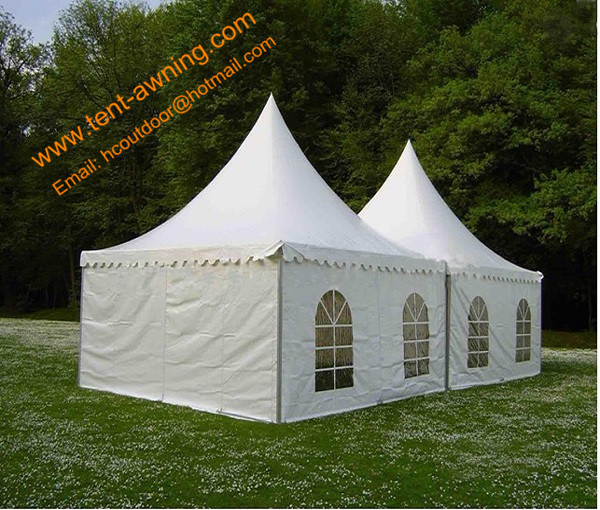Outdoor 5x5m UV Resistance Fireproof Powder Coated Steel Party Event Tent Wedding Pagoda