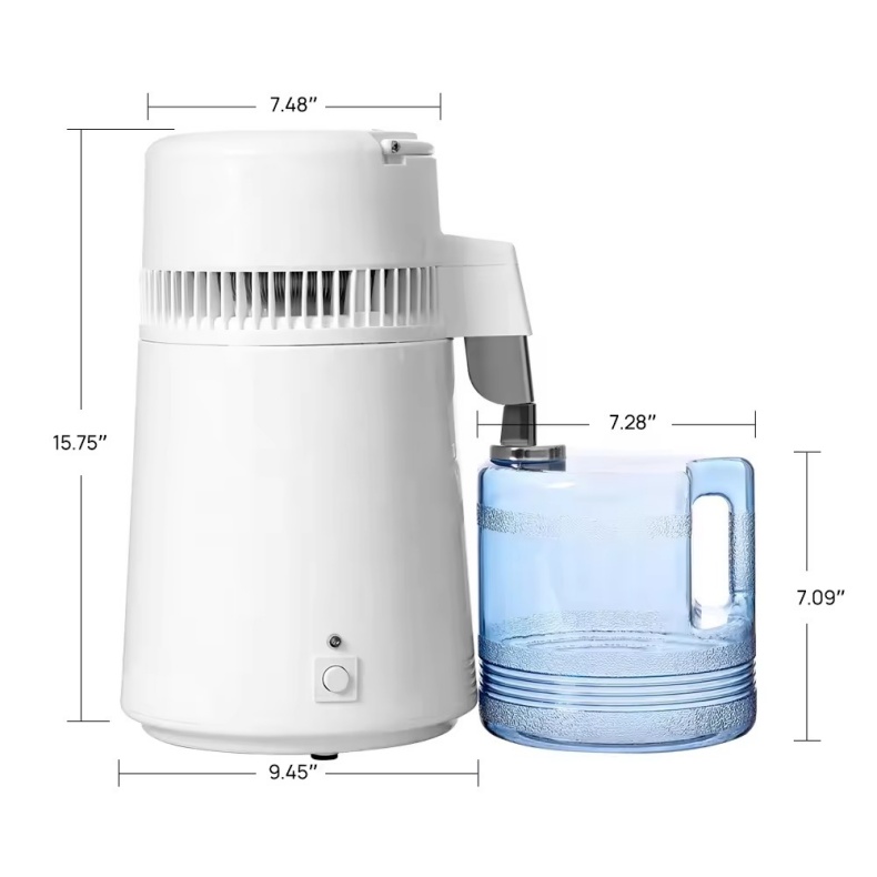 4L Water Distiller For Home Use Stainless Steel 1.5L/H Dental Water Distillation Device