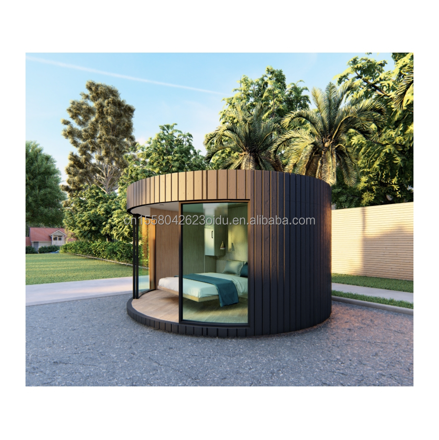 Outdoor Sudan Modern Design Flat Pack Container House with 3 Rooms 1 Toilet 1 Kitchen Wall 50/75/100mm Wave Sandwich Panel