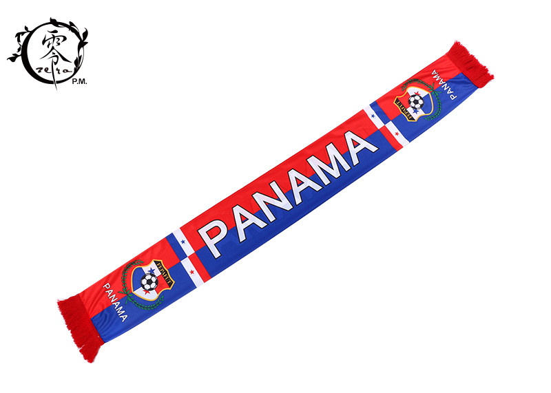 FIFA Panama Digital Sublimation Scarf Long Size Printing With Logo