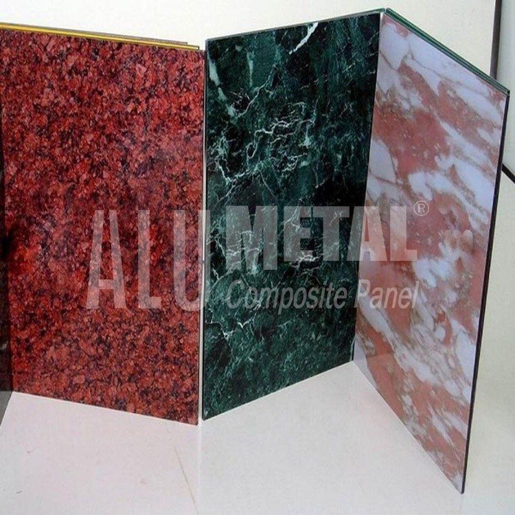 Composite Wood Stone Honeycomb Panel 100mm Marble Extruded 1575MM Exterior B1 FR