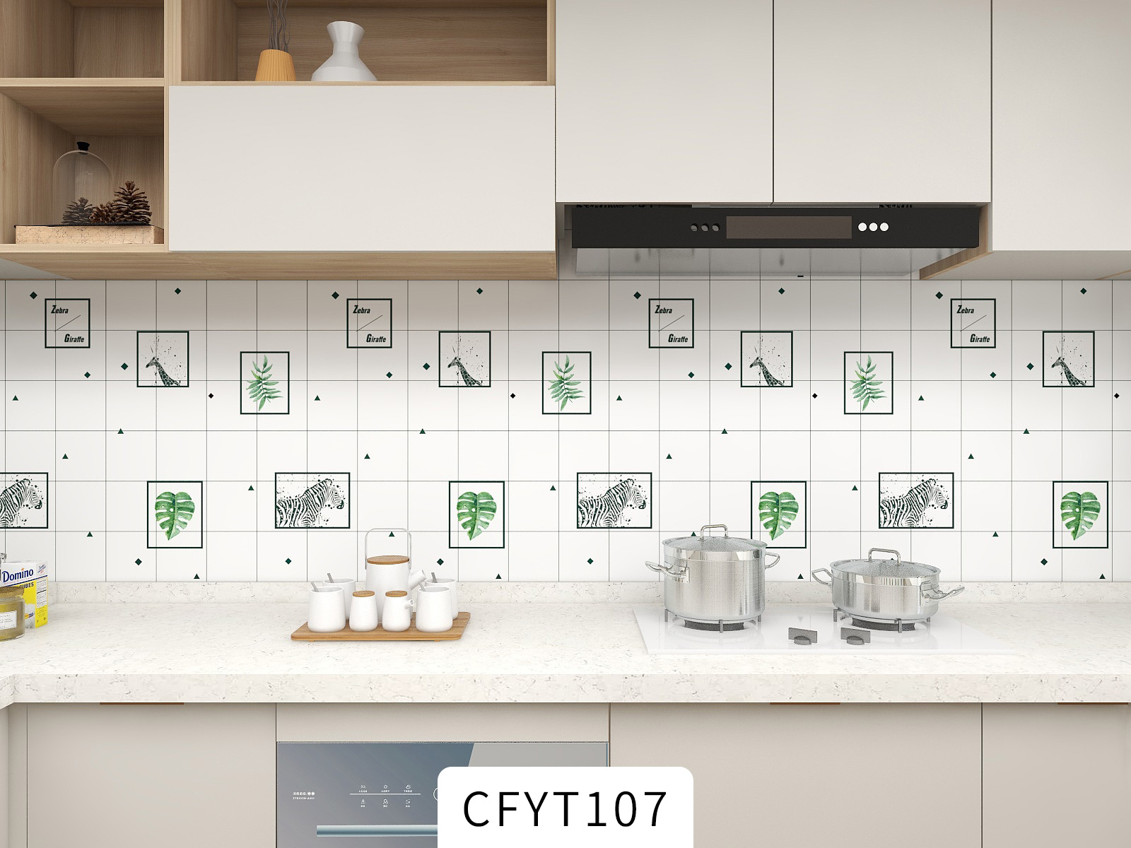 Self Adhesive Removable Decorative Tile Stickers for Wall Peel and Stick Moroccan Tiles Backsplash Waterproof Kitchen