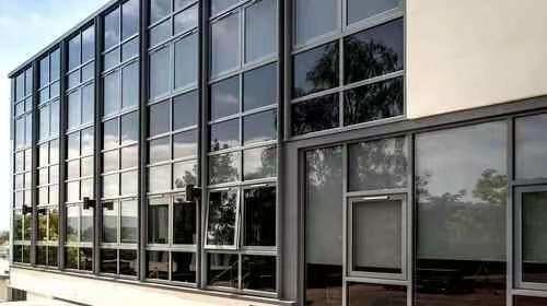 Sound Insulation Unitized Aluminum Curtain Wall 6mm To 12mm Thick