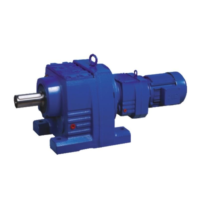 High Torque Single Stage Helical Gear Reducer Motor Flange Mounted RXF Series