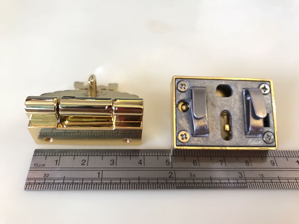 Ornament Metal Bag Twist Lock Purse Hardware Dustproof L8cm