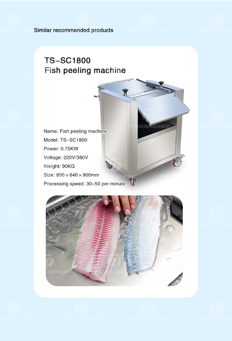 30pcs/min Fish Processing Machine Squid Cuttlefish Skin Peeler