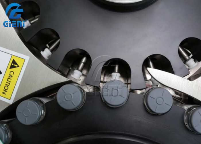 Double Head Rotary Labeling Machine For 10-50mm Diameter Glass Bottles