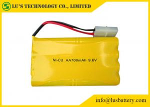 China Ni-cD AA700mah 9.6V Rechargeable Batteries Nickel Cadmium 9.6 Nicd Battery Pack on sale