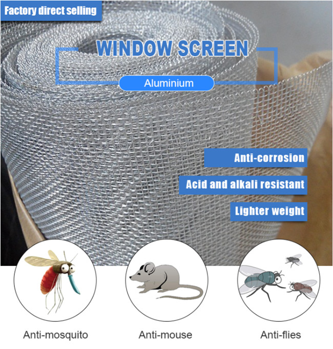 18x14 0.6m Width Window Screen Wire Mesh HBGB Black Mesh Screen Fabric