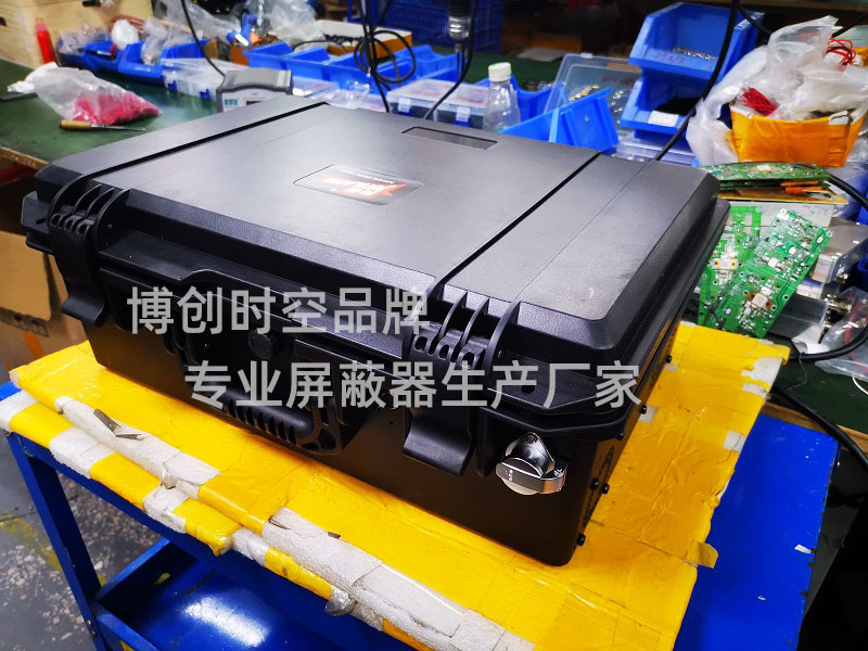 Military mobile phone signal jammer 160W high-power GSM 3G 4G WiFi wireless signal jammer with residual power display