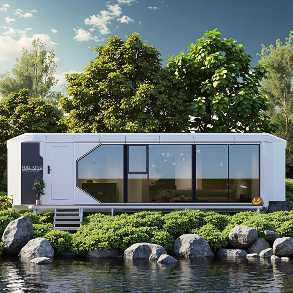Upgrade Your Living Space with Space Capsule House High-Strength Aluminum Shell and Custom Surface Treatments
