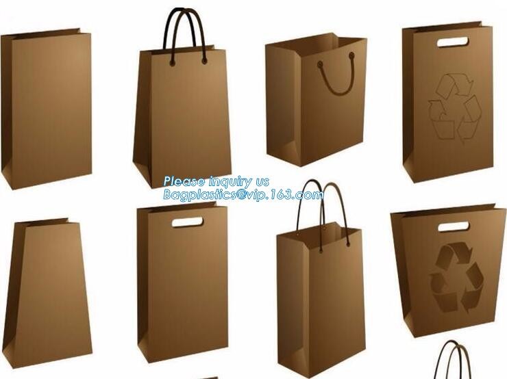 Luxury paper bags with handles Different Sizes,250gsm art paper shopping carrier bag custom printing with handle rope