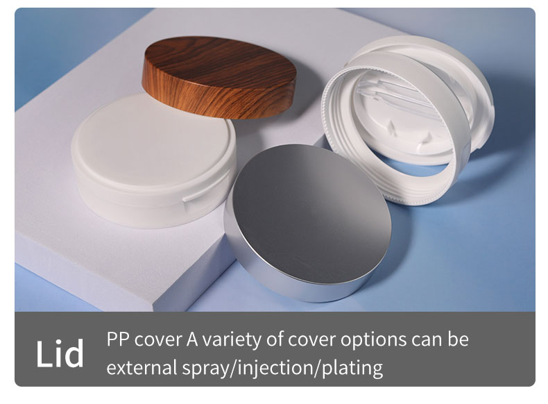 80g/100g/200g PP Material Flip Top Cap Jar for Cosmetic Cream and Sunscreen Cream Packaging