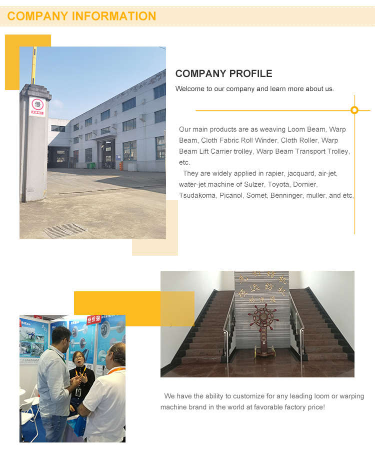 China Quality Insurance winding rollers Textile machine roller Loom Roller Product
