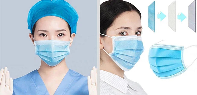 Hot Sale 3 Ply Adult Non Woven Medical Surgical Disposable Face Mask In Stock