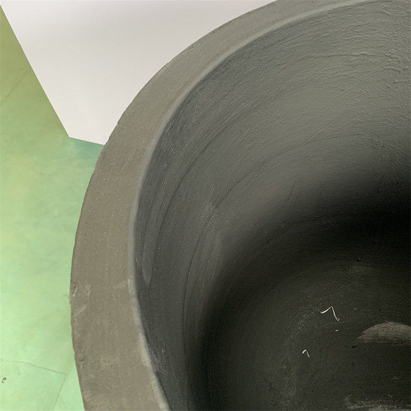 Chemical Resistance Oval Type Crucible Isostatic Pressing Silicon Carbide Crucible