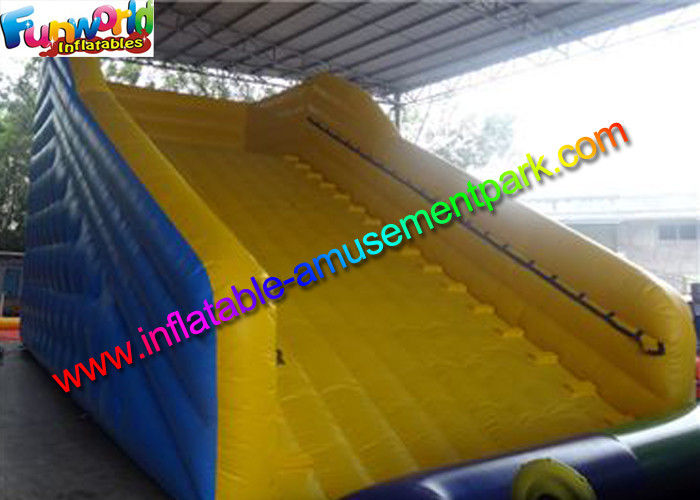0.55 mm PVC Red Inflatable Sports Games With Track Lane Race
