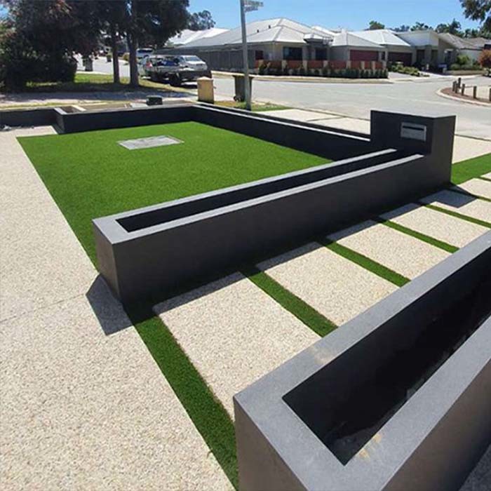 30MM Green Non Infill Artificial Turf Used For Pets Area Or Roof Gardens With UV Resistance And Good Elasticity