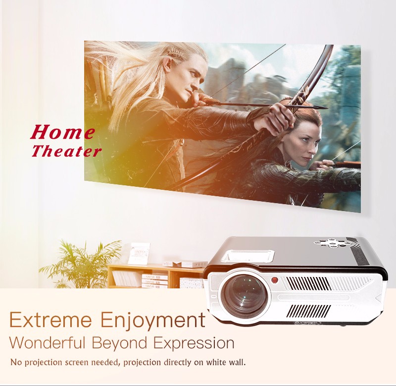 China home made video projector HDMI USB AV VGA projector cheap price