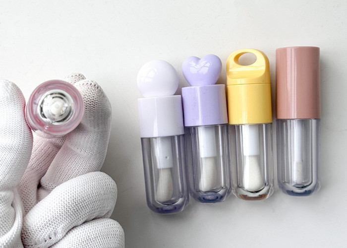 Cute Empty Tube Can Lip Gloss Bottle Empty Tube 5ml White Yellow Purple pink Blue Lip Gloss Tube