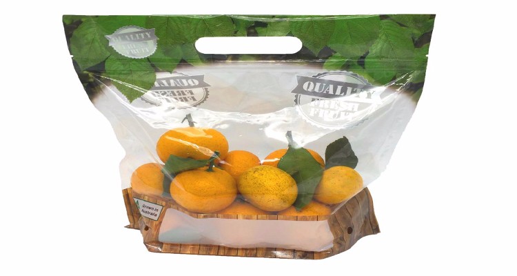 Punctures Proof Fruit Plastic Bag FDA Standard , Customized Plastic Bags For Fruits And Vegetables